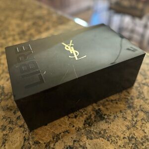 YSL LIMITED EDITION collectors piece MARBLE black decorative chest